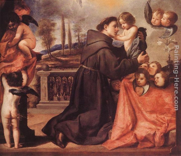 Antonio de Pereda St Anthony of Padua with Christ Child